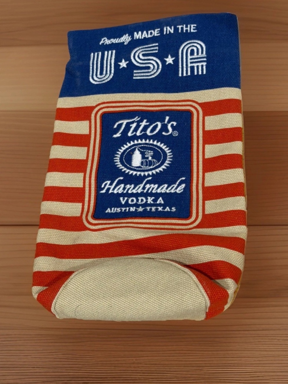 Tito's Vodka Bag/Sleeve USA Made Red White Blue 4th July 250 Years